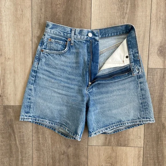 AGOLDE Stella Denim Shorts - Picture 3 of 9